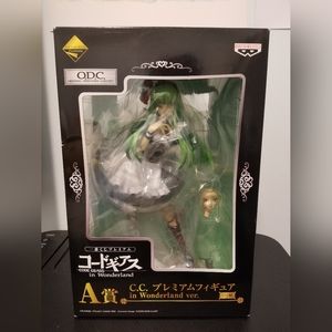 Authentic, Code Geass in Wonderland Ichiban Kuji C.C. anime figure.